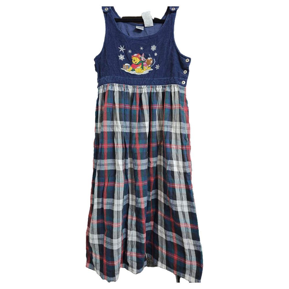 Vintage Corduroy Winnie The Pooh Christmas Dress